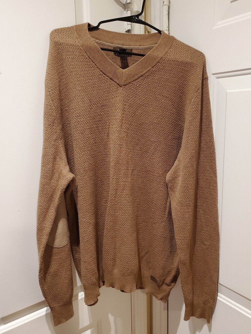 Tasso Elba Cotton Cashmere V-Neck Sweater XXL